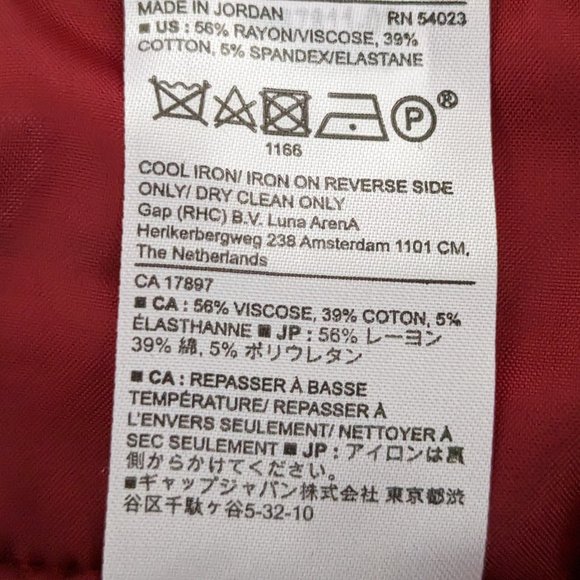 Banana Republic Factory - Curvy Sloan Embers Ankle Pant - Size 14 - Picture 8 of 8